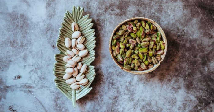 Pistácie.