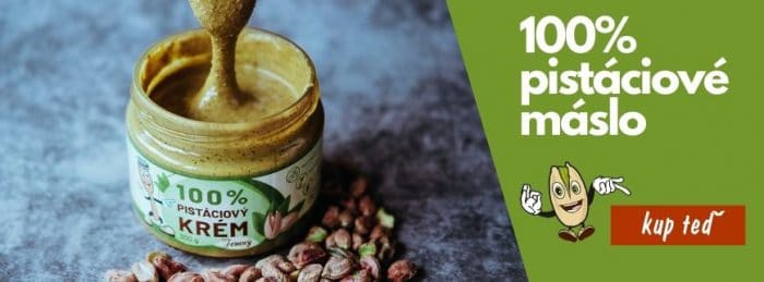 Pistáciové maslo z Ochutnej Ořech.