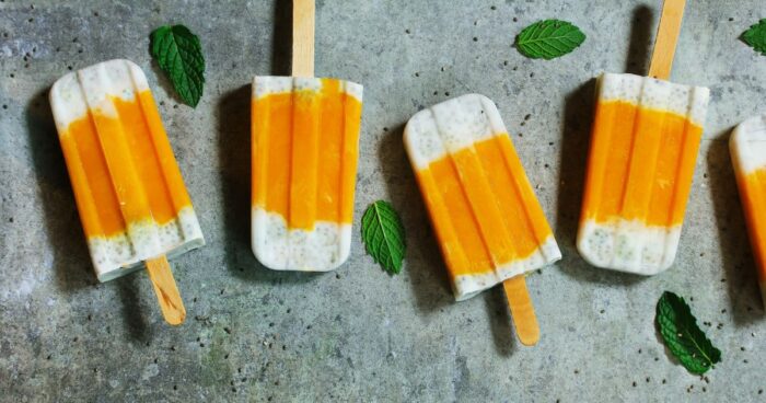 Chia semienka môžete použiť v mnohých zdravých receptoch, napríklad do domácich ovocných nanukov.