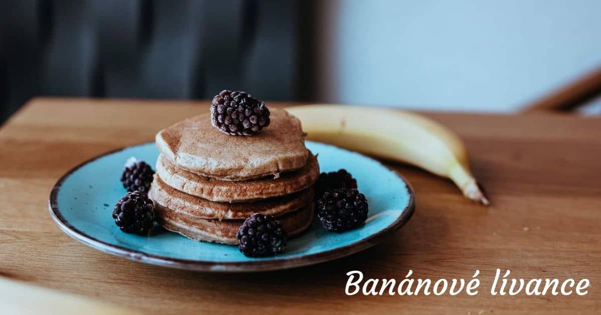 Banánové lievance.