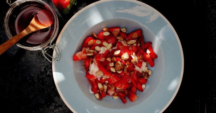 Slnečnicové semienka chutia výborne s pečenou paprikou.