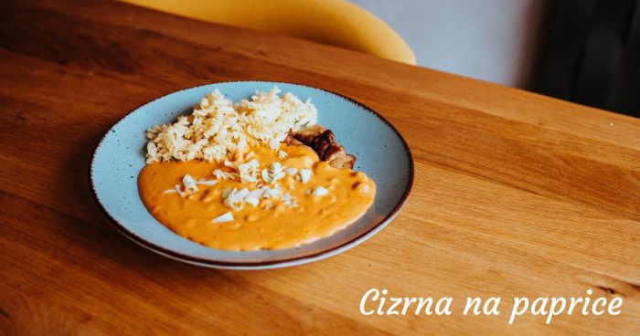 Vegánsky cícer na paprike.