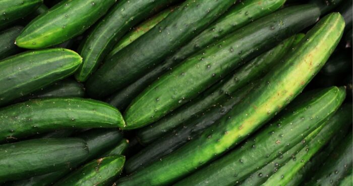 Do šalátu nie je vhodné používať žltkasté uhorky, pretože už nemajú čerstvú chuť a chrumkavú textúru.