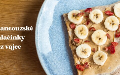 Francúzske palacinky bez vajec.