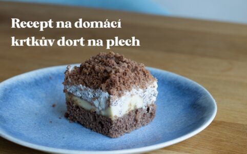 Recept na domácu krtkovu tortu na plechu.