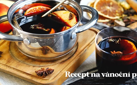 Recept na vianočný punč s ovocím.