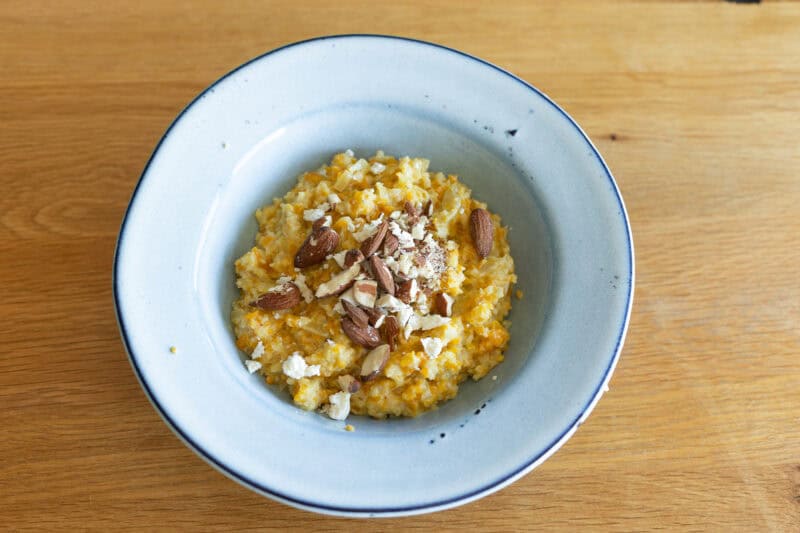 Low carb tekvicové rizoto z karfiolovej ryže.