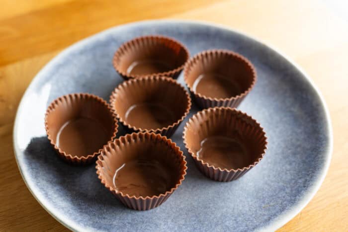 Plnenie košíčkov Reese's.