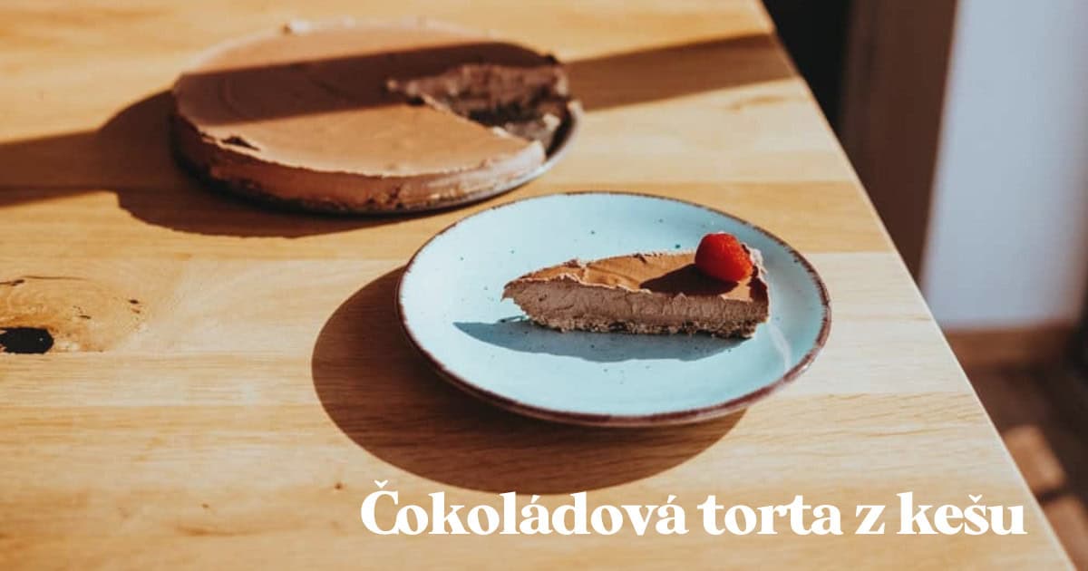 Čokoládová torta z kešu