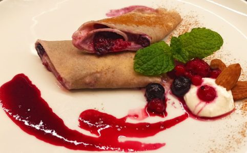 Recept: Francúzske pohánkové palacinky s tvarohom