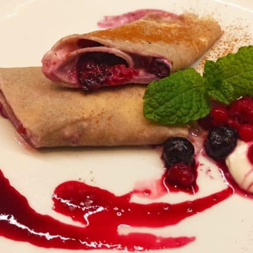 Recept: Francúzske pohánkové palacinky s tvarohom