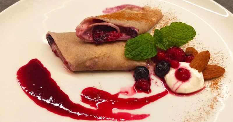 Recept: Francúzske pohánkové palacinky s tvarohom