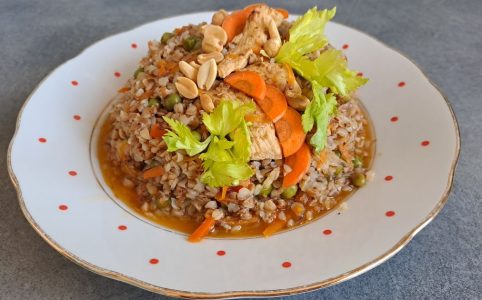 Recept: Najlepšie pohánkové rizoto s kuracím mäsom