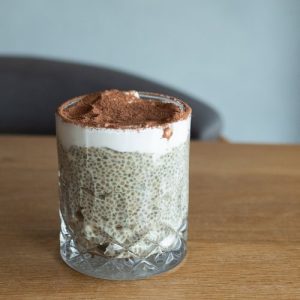 Tiramisu chia puding