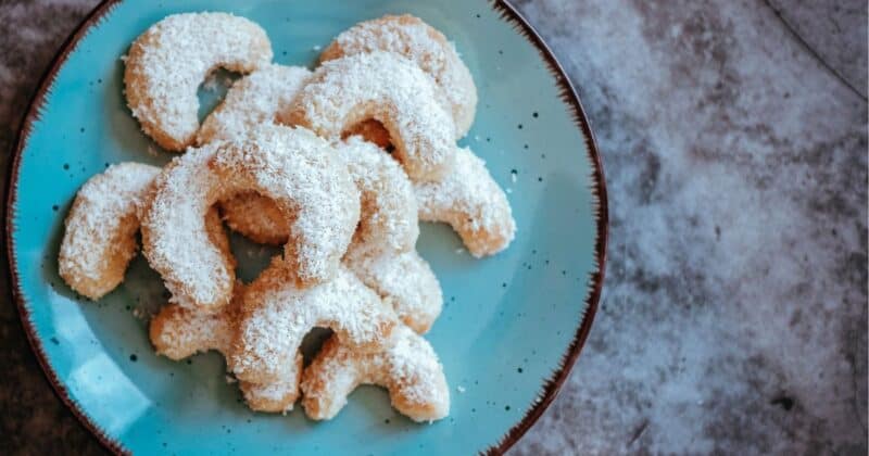 Vanilkové rožteky bez cukru z mandľovej múky. Luxusné vianočné pečivo na váš stôl.