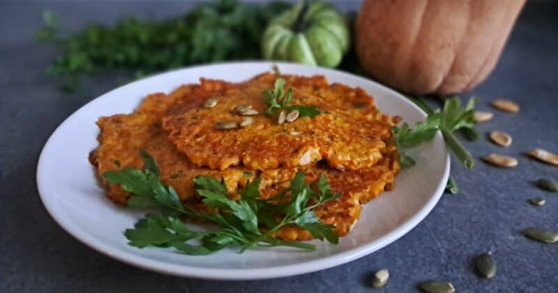 Tekvicové placky so syrom.