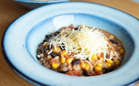 Mexický bulgur so zeleninou.