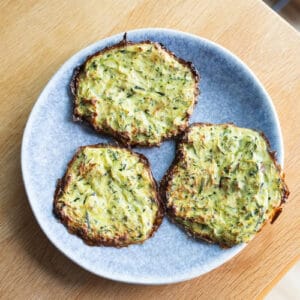 Cuketové placky pečené v rúre.