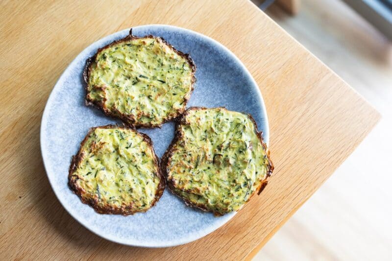 Cuketové placky pečené v rúre.