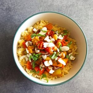 Recept: Najlepší marocký kuskus so zeleninou (vegánsky).