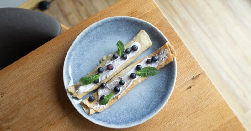 Proteinové palacinky z quinoy.