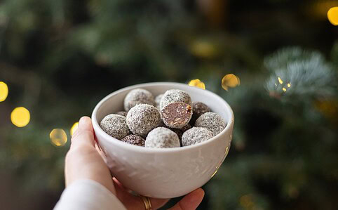 Raw vianočné pečivo.