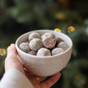 Raw vianočné pečivo.