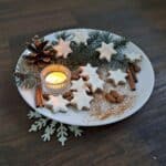 Recept: Korenené škoricové hviezdičky s mandľami a polevou.