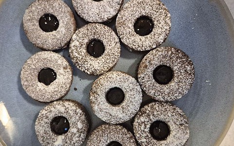 Staročeské makové koláčiky s lekvárom.