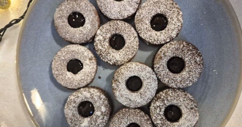 Staročeské makové koláčiky s lekvárom.