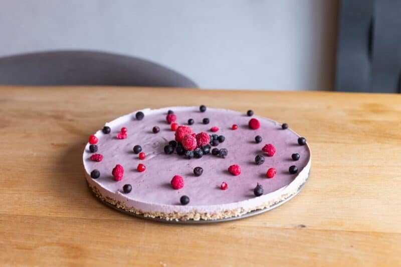 Valentínska nepečená torta.