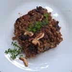 Zapečený hubový kubo.