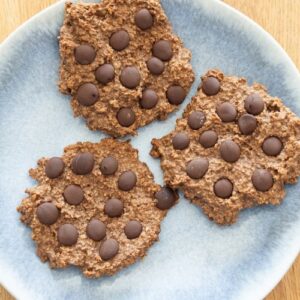 Čokoládové cookies bez cukru.