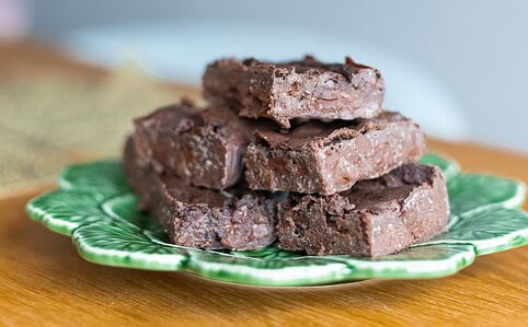 Vegánske bezlepkové fazuľové brownies, najlepší recept.