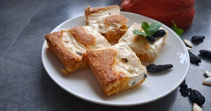 Najlepší tekvicový koláč s tvarohom.