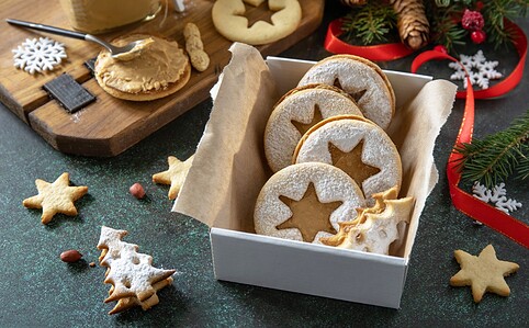 Luxusné linecké koláčiky.