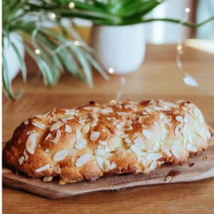 Tvarohová vianočka.