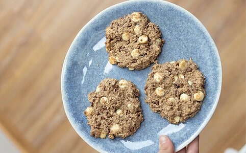Zdravé cookies z ovsených vločiek.