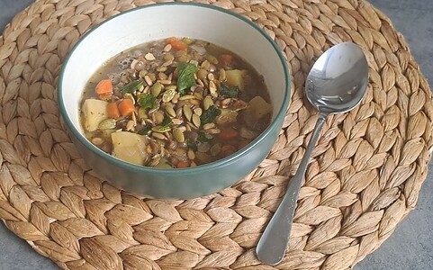 Babičkina šošovicová polievka