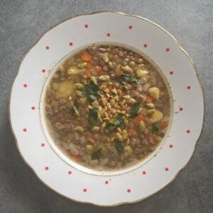 Recept: Babičkina šošovicová polievka