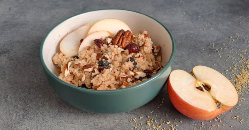 Kuskus na sladko s jablkami