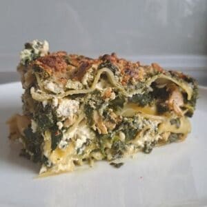 Lasagne so špenátom a kuracím mäsom