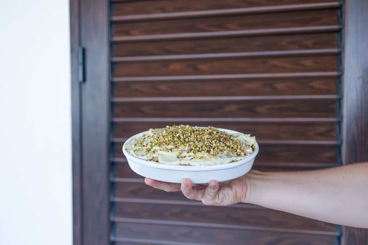 Pistáciové tiramisu