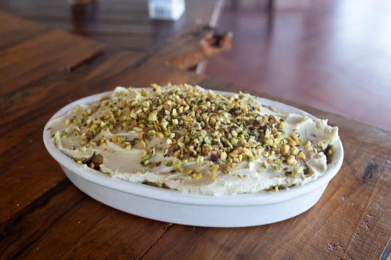 tiramisu z pistácií