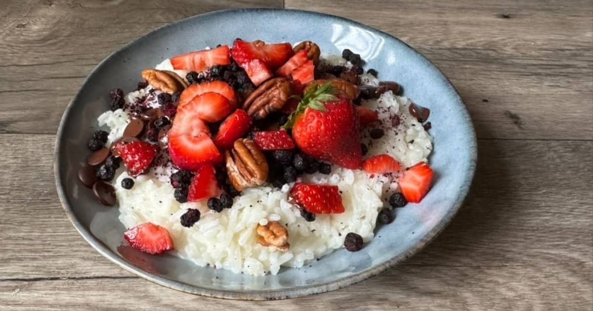 Recept: Najlepšia ryžová kaša z varenej ryže s čokoládou