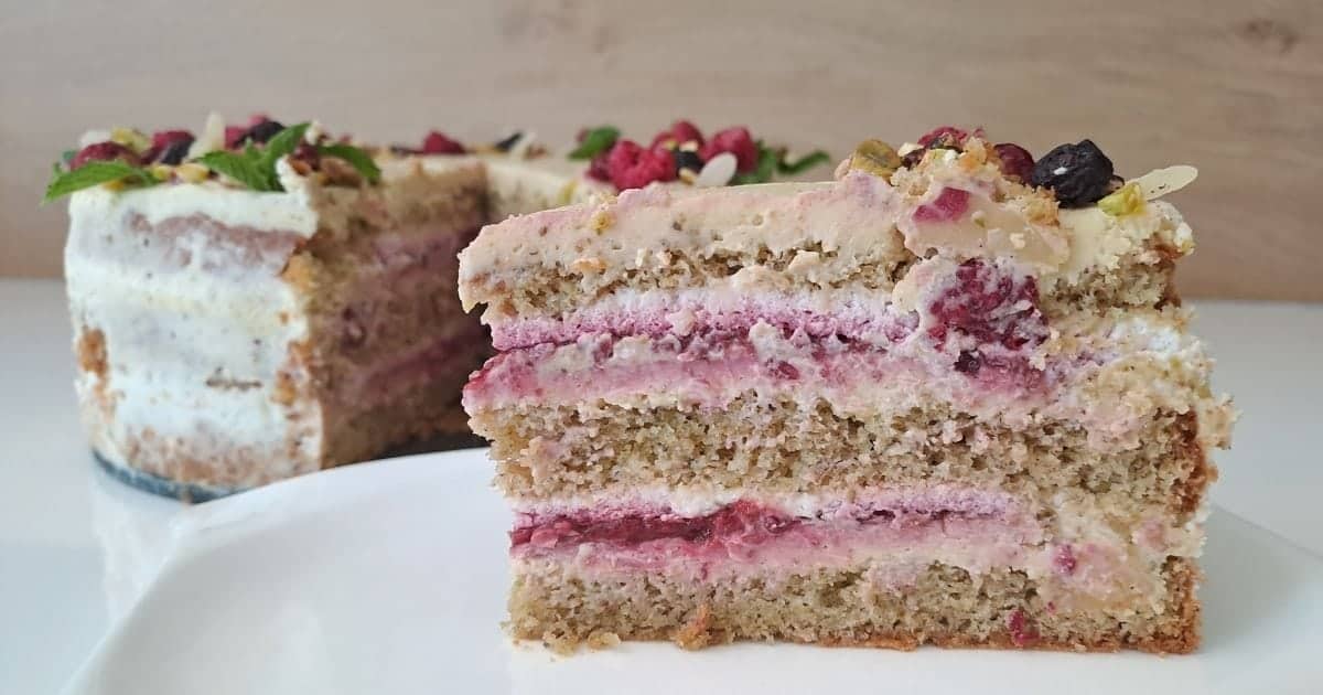 Domáca pistáciová torta