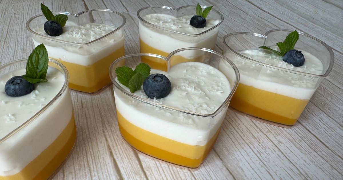 Recept: Mangový cheesecake dezert do pohára